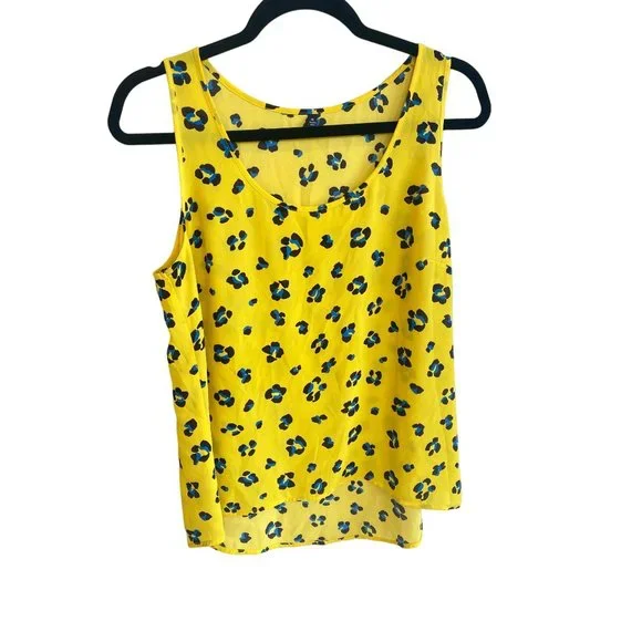 CAbi Sunny Set Limited Edition Wrap Tie Yellow Blouse Tank 2-Piece Set Medium - Picture 4 of 15